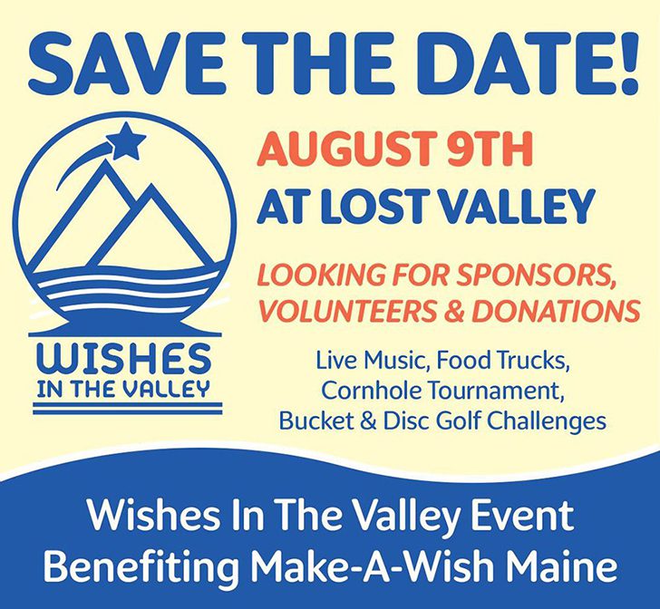 Wishes in the Valley to benefit Make-A-Wish Maine